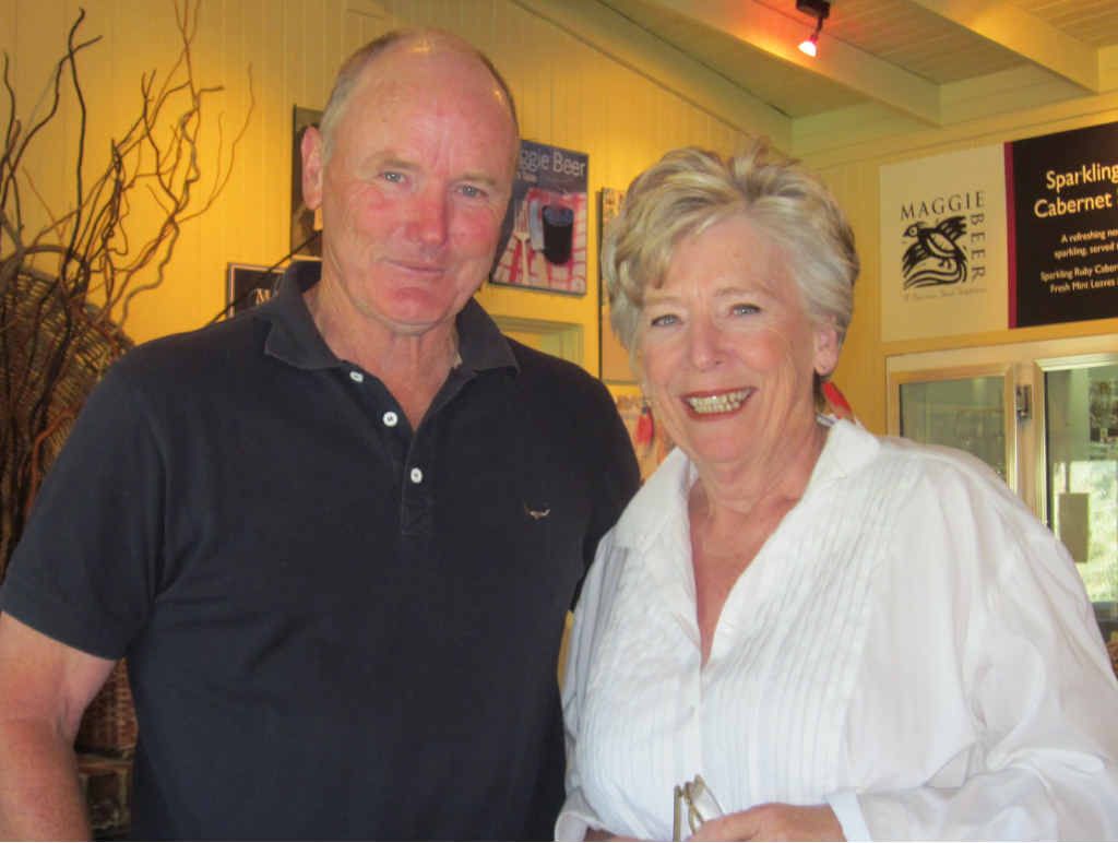 JAM COMPETITION: Agricultural scientist David Peasley and celebrity cook Maggie Beer. JAM COMPETITION: Agricultural scientist David Peasley and celebrity cook Maggie Beer.
