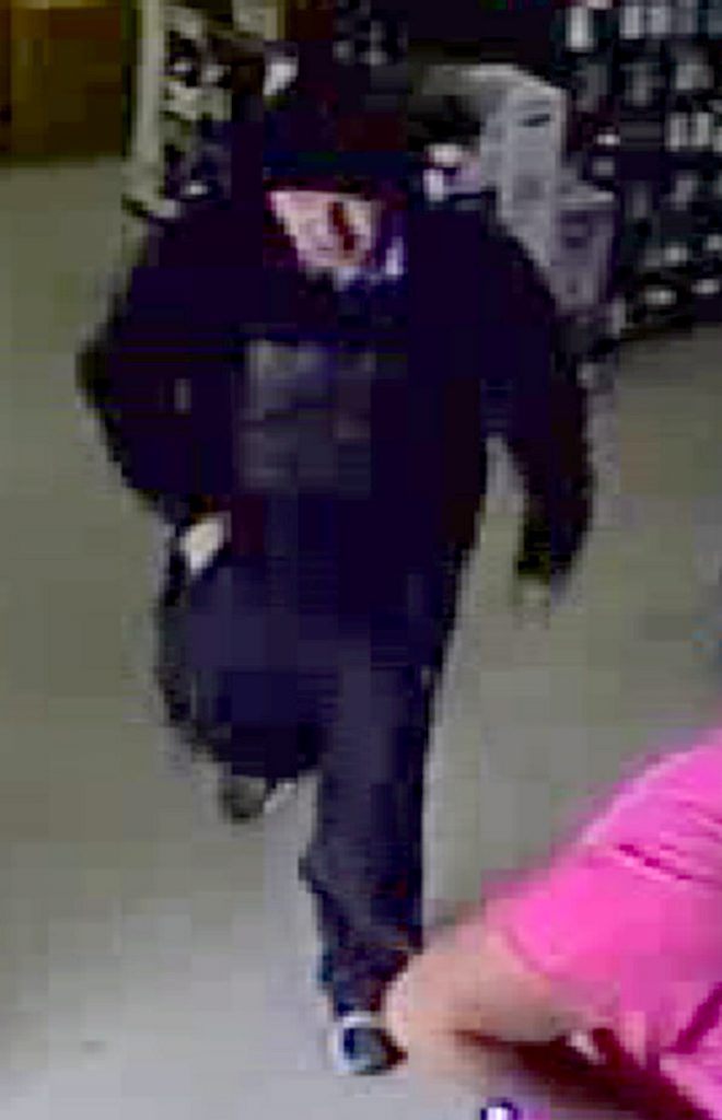 CCTV footage of the offender. CCTV footage of the offender.