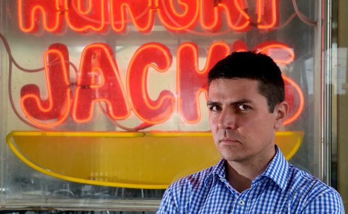 Matthew Fraser at Hungry Jacks Tweed Heads. Matthew Fraser at Hungry Jacks Tweed Heads.