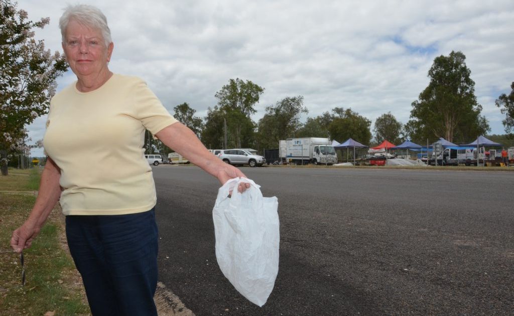 ENOUGH IS ENOUGH: Jill Handley wants those who are littering in Nanango to have more respect for the town and the environment. ENOUGH IS ENOUGH: Jill Handley wants those who are littering in Nanango to have more respect for the town and the environment.