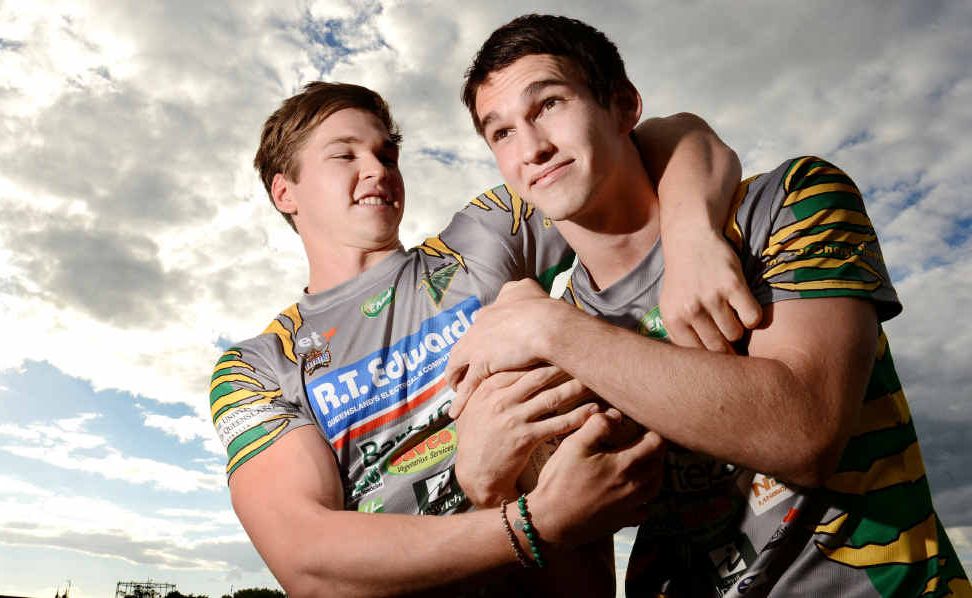 FAMILY TRAIT: Brothers Matt and Sam Parcell are preparing for the upcoming Ipswich Jets season. FAMILY TRAIT: Brothers Matt and Sam Parcell are preparing for the upcoming Ipswich Jets season.