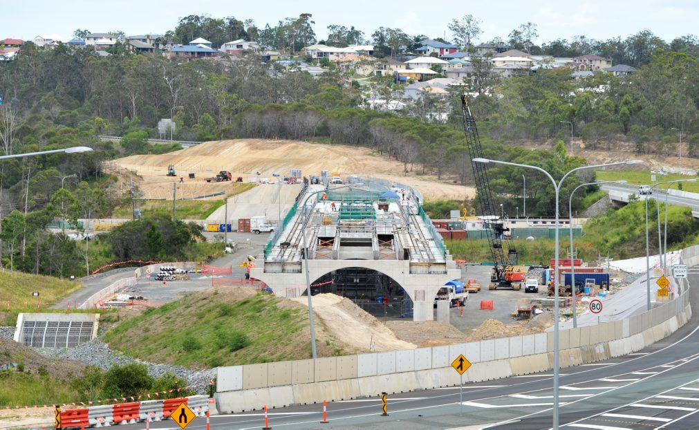 The site of the Springfield railway station due to open this year. The site of the Springfield railway station due to open this year.