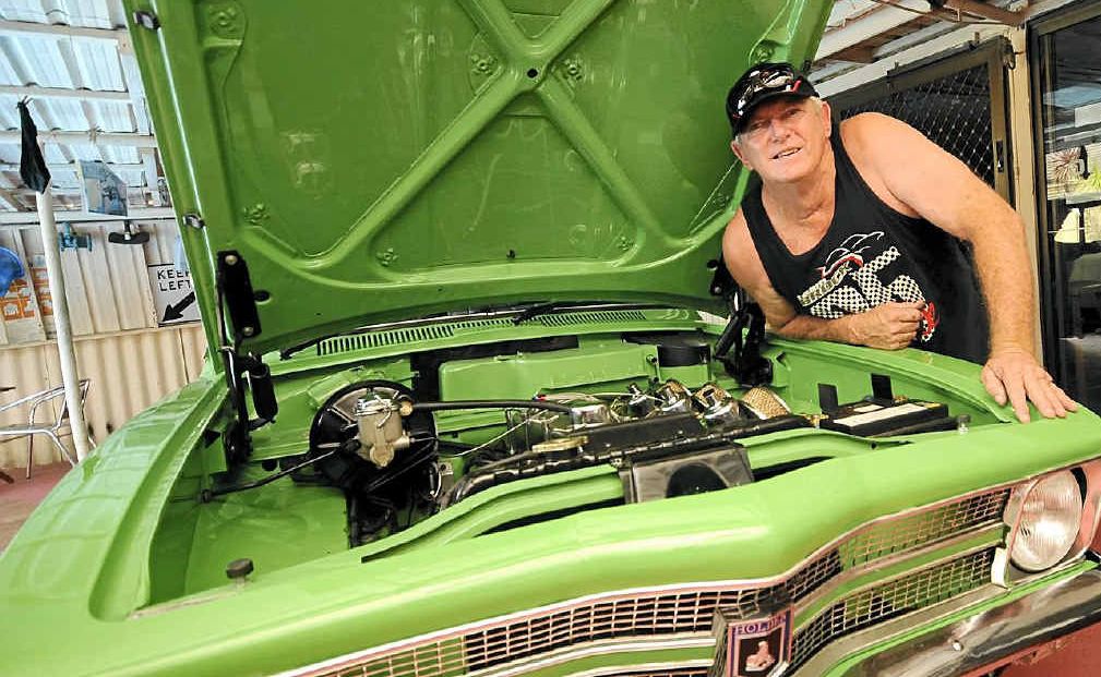 NICE DONK: West Ballina’s Roy Short shows off the engine of his 1971 LC Torana before this Sunday’s Show and Shine in Ballina. NICE DONK: West Ballina’s Roy Short shows off the engine of his 1971 LC Torana before this Sunday’s Show and Shine in Ballina.