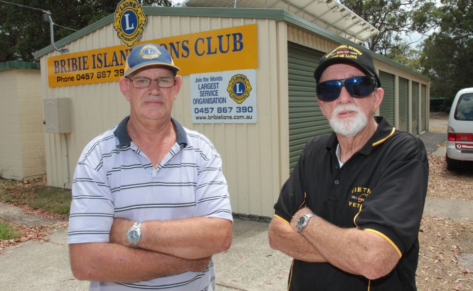 Peter Kaye of the Bribie Island Lions Club and president of the Bribie Island Vietnam Vets Association had their storage sheds broken into and many items stolen last Thursday night. Photo: Darryn Smith / Sunshine Coast Daily Peter Kaye of the Bribie Island Lions Club and president of the Bribie Island Vietnam Vets Association had their storage sheds broken into and many items stolen last Thursday night. Photo: Darryn Smith / Sunshine Coast Daily