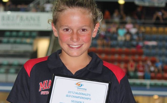 Anthea Warne,11, set new Queensland record last month Photo Contributed Anthea Warne,11, set new Queensland record last month Photo Contributed