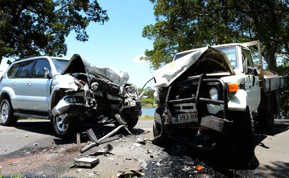 Car crash in Tumbulgum. Car crash in Tumbulgum.