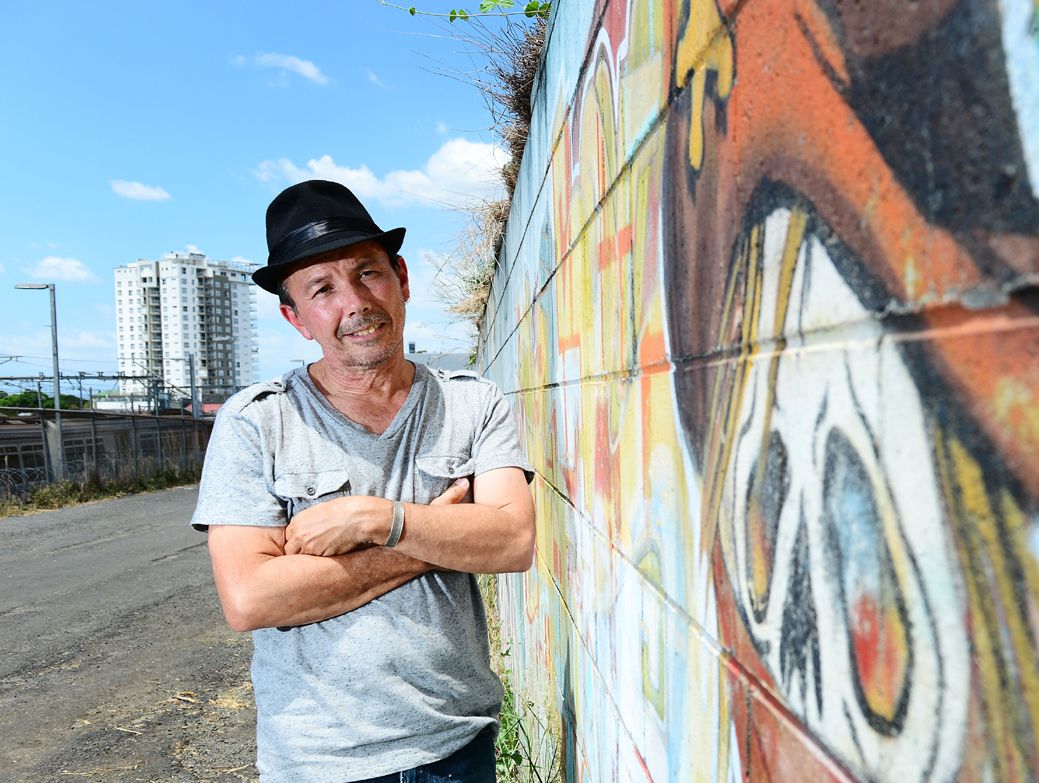 PAINT THE TOWN: Gil Burgh would like to see more street art in and around Ipswich. PAINT THE TOWN: Gil Burgh would like to see more street art in and around Ipswich.