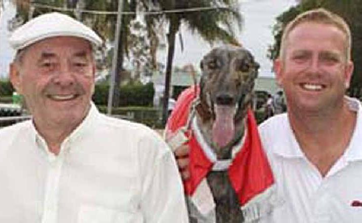 WINNING FORM: Len Antonio (left), Regal Lauryn and trainer Tony Brett. WINNING FORM: Len Antonio (left), Regal Lauryn and trainer Tony Brett.
