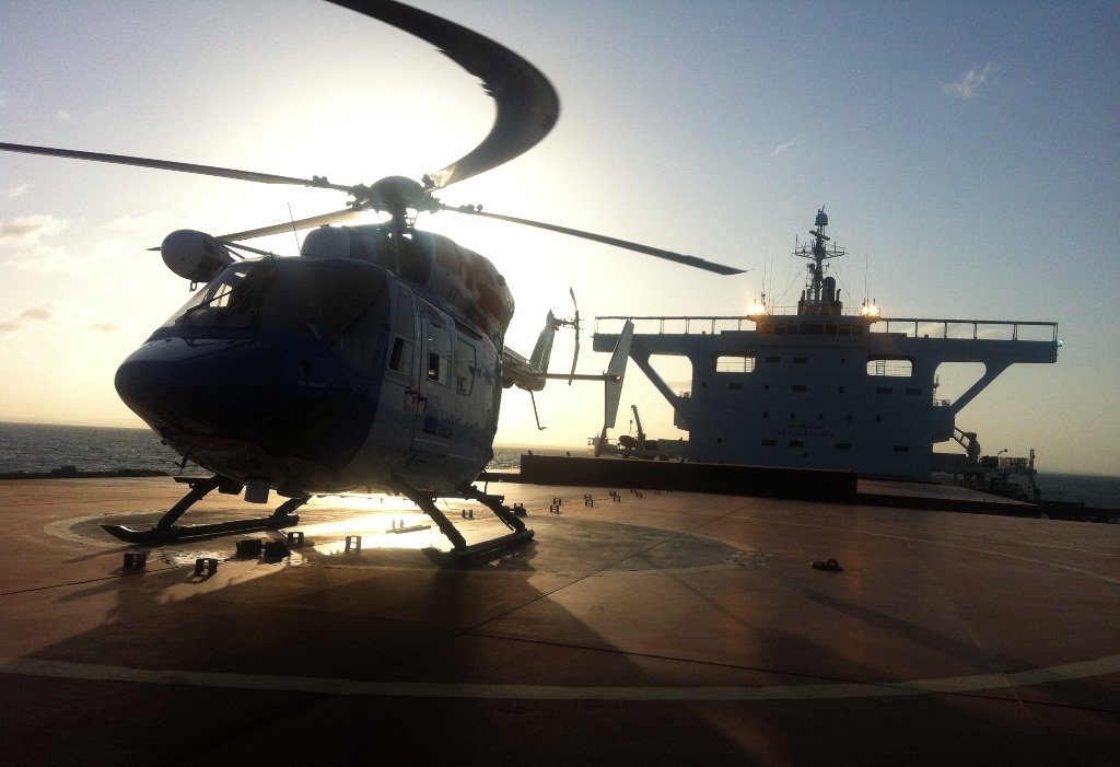 The AGL Action Rescue Helicopter has retrieved a man suffering chest pain from a bulk carrier off Gladstone. The AGL Action Rescue Helicopter has retrieved a man suffering chest pain from a bulk carrier off Gladstone.