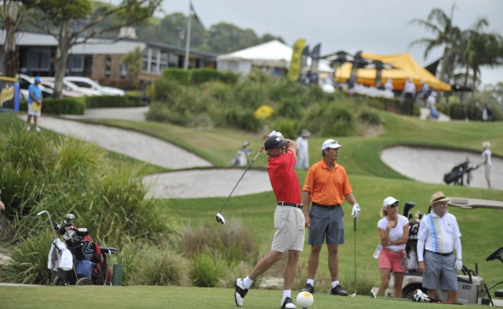 Byron Bay Golf Club during the recent Australian Legends. Byron Bay Golf Club during the recent Australian Legends.