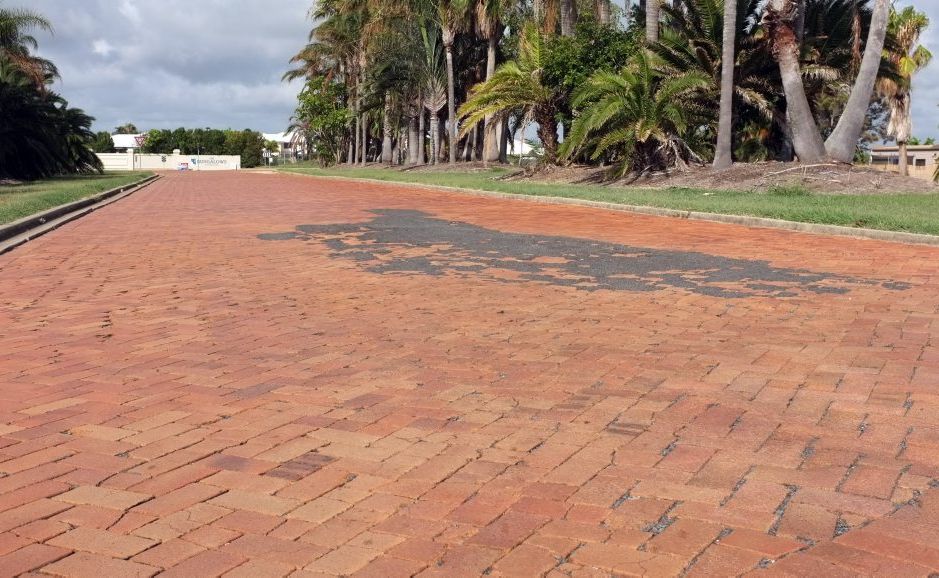 ABOUT TIME: The brickwork at the entrance to Bargara Lakes Drive will be removed. ABOUT TIME: The brickwork at the entrance to Bargara Lakes Drive will be removed.