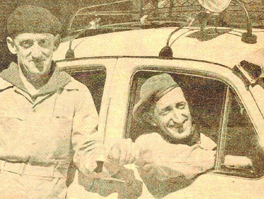REDEX TRIAL: Ipswich motoring enthusiast Don Roberts was driver of a Vanguard with his brother George when they took part in the first Redex 6500 mile trial in 1953. REDEX TRIAL: Ipswich motoring enthusiast Don Roberts was driver of a Vanguard with his brother George when they took part in the first Redex 6500 mile trial in 1953.