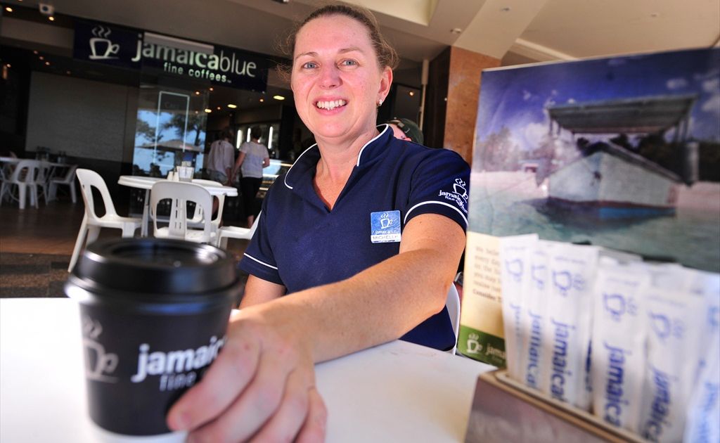 Michelle Lucadou-Wells is the new franchisee of Jamaica Blue on Mooloolaba Esplanade, enjoying a sea change from Sydney having worked at the chain's corporate head office for three years. Michelle Lucadou-Wells is the new franchisee of Jamaica Blue on Mooloolaba Esplanade, enjoying a sea change from Sydney having worked at the chain's corporate head office for three years.