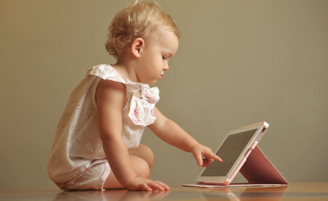 Lyla Chrzescijanski is a whiz with the iPad. Lyla Chrzescijanski is a whiz with the iPad.