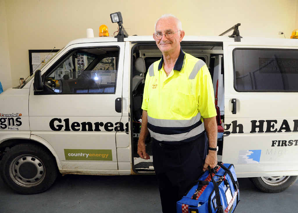 DRIVING FORCE: Glenreagh Heartstart founder Geoffrey Hicks has been nominated for the Australia Day Citizen of the Year award for his involvement with the organisation that provides medical assistance to people in the rural area. DRIVING FORCE: Glenreagh Heartstart founder Geoffrey Hicks has been nominated for the Australia Day Citizen of the Year award for his involvement with the organisation that provides medical assistance to people in the rural area.