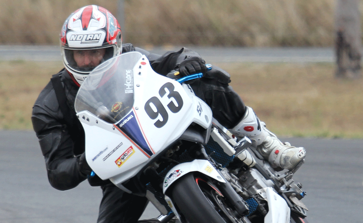 KNEE DOWN: Ash Wheeler from Airlie Beach, pictured at one of the Whitsunday Raceway's bike practice days last year.
KNEE DOWN: Ash Wheeler from Airlie Beach, pictured at one of the Whitsunday Raceway's bike practice days last year.