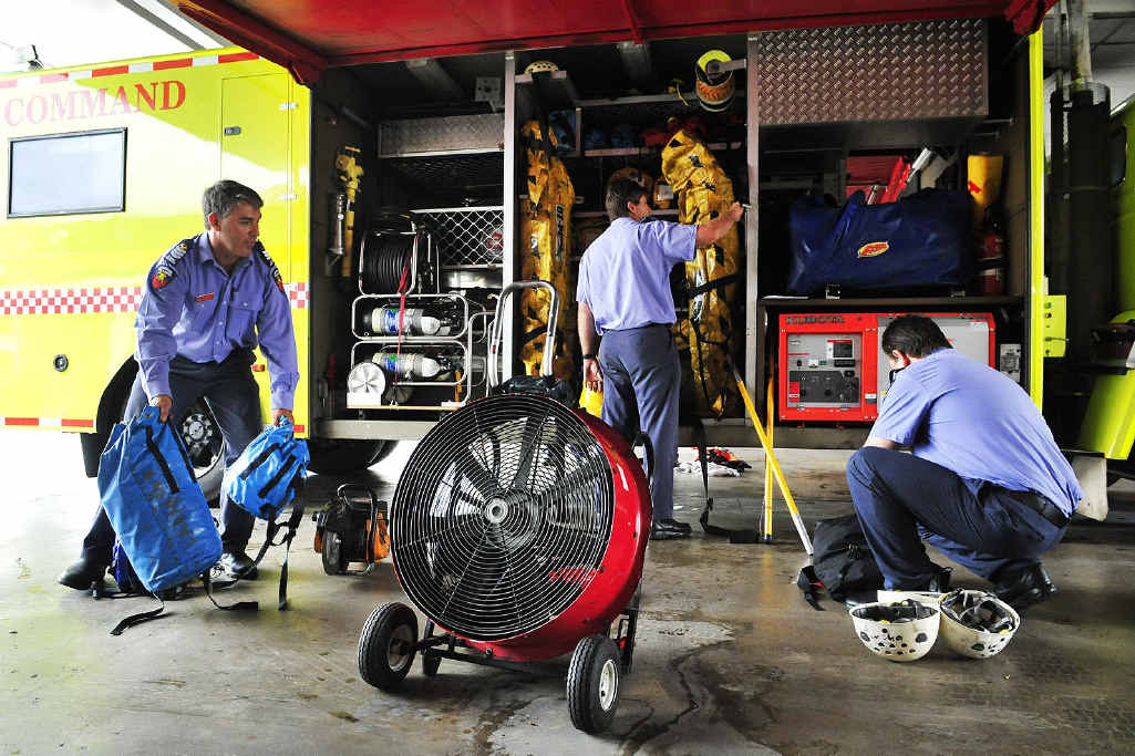 HIGH ALERT: Ipswich firefighters are preparing for the likelihood of heavy rain and flooding this weekend. HIGH ALERT: Ipswich firefighters are preparing for the likelihood of heavy rain and flooding this weekend.