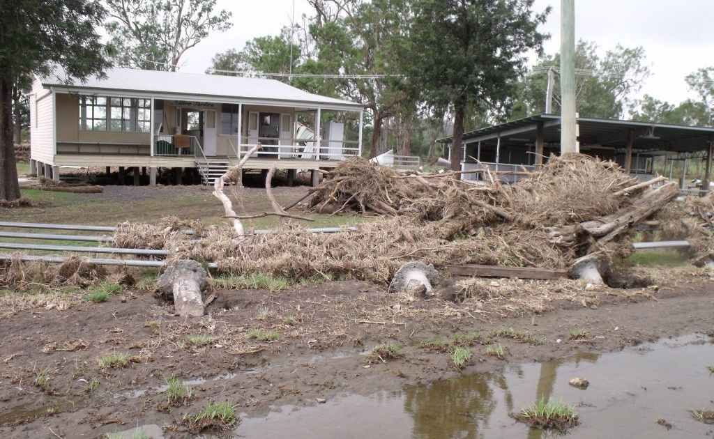 TOTAL DEVASTATION: The Kilkivan Showgrounds has been destroyed by flood water for the second time in two years. TOTAL DEVASTATION: The Kilkivan Showgrounds has been destroyed by flood water for the second time in two years.