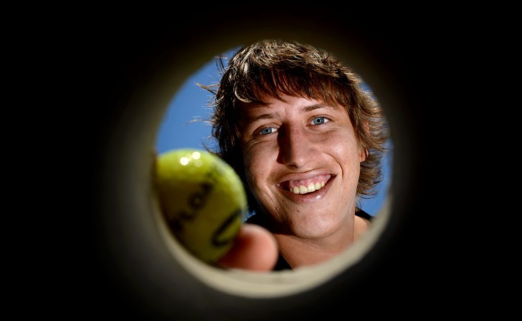 Tyson Rice at Abbey golf course. Hit a hole in one. Tyson Rice at Abbey golf course. Hit a hole in one.