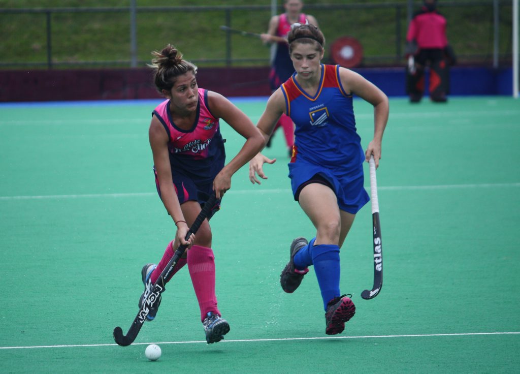 Toowoomba's Amber Mutch (left) will play for the Queensland Rubies indigenous hockey team. Toowoomba's Amber Mutch (left) will play for the Queensland Rubies indigenous hockey team.