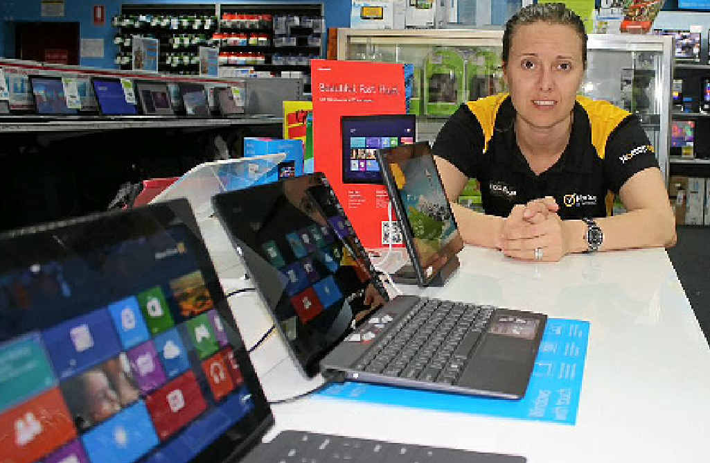 E-BOOKS IN: Harvey Norman franchisee Bec Swindell said this year will be the year of the tablet. E-BOOKS IN: Harvey Norman franchisee Bec Swindell said this year will be the year of the tablet.