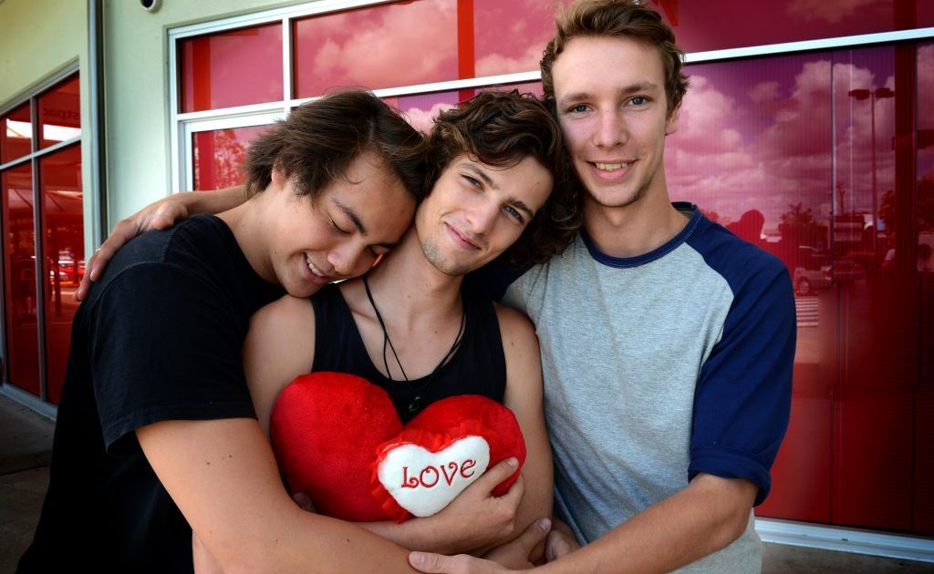 Valentine's day 2013. Daniel Webster, Kye Schultejohann, Daniel Webster. Photo: John Gass / Daily News Valentine's day 2013. Daniel Webster, Kye Schultejohann, Daniel Webster. Photo: John Gass / Daily News