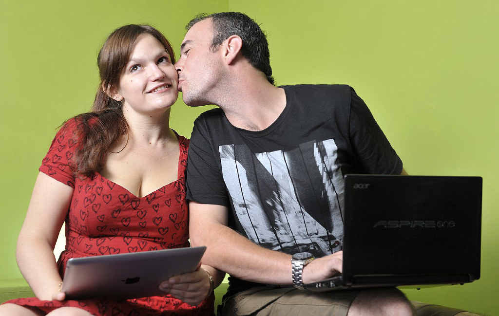 Maddi Martin and Nick Winsor plan an engagement after being matched on an online dating site six months ago. Maddi Martin and Nick Winsor plan an engagement after being matched on an online dating site six months ago.