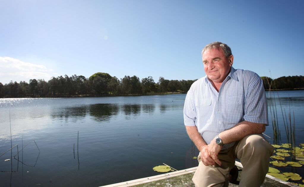Warren Polgalse at the proposed feature film site at Clarrie Hall Dam Warren Polgalse at the proposed feature film site at Clarrie Hall Dam