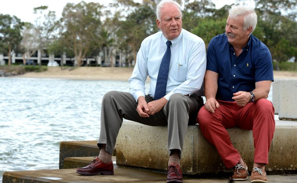Mike Fraser and David Phillips at Twin Towns. Mike Fraser and David Phillips at Twin Towns.