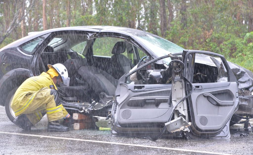 Just slow down and back off when its raining. Just slow down and back off when its raining.