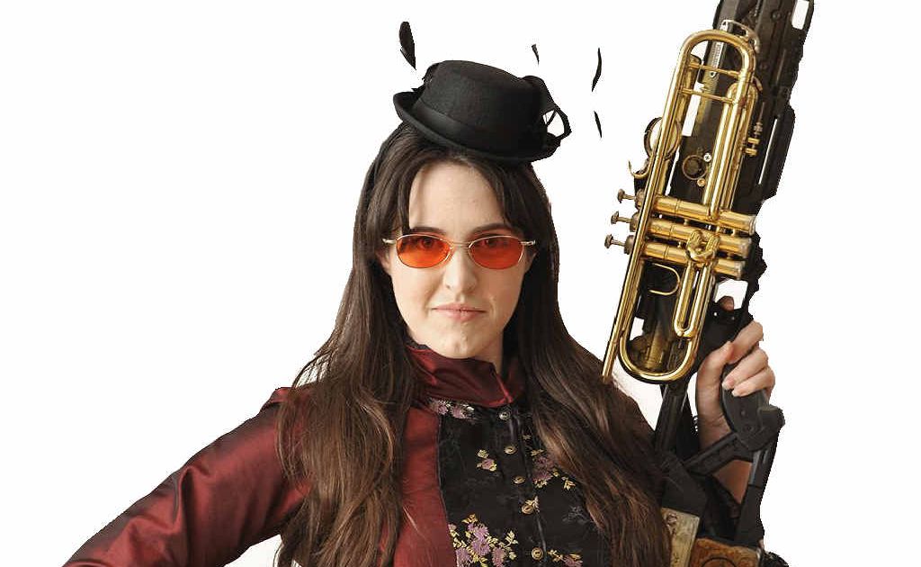 FUSION: Louise Geoghegan in costume ahead of the Ipswich Art Gallery Steampunk high tea on Saturday, March 2. FUSION: Louise Geoghegan in costume ahead of the Ipswich Art Gallery Steampunk high tea on Saturday, March 2.