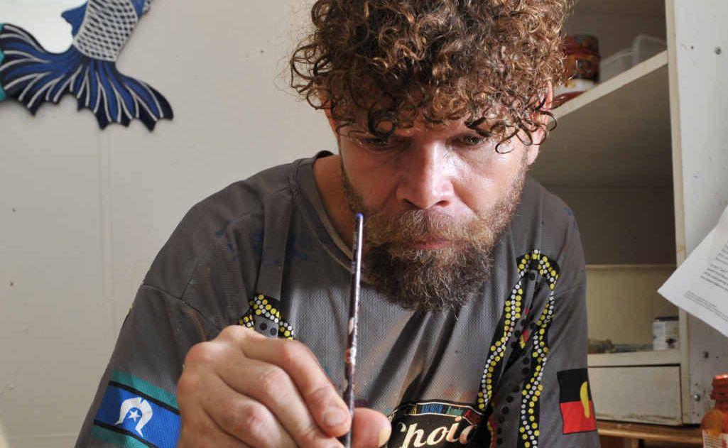 ARTISTIC FOCUS: Robin Wakkajinda wants to help. ARTISTIC FOCUS: Robin Wakkajinda wants to help.