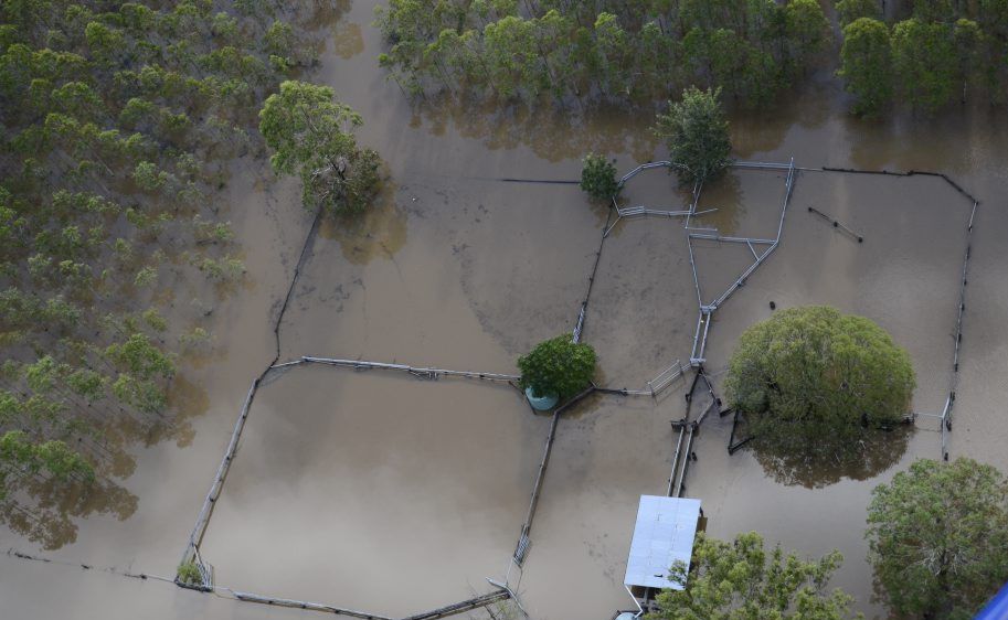Flood aerials of Kungala on the Orara on Saturday afternoon. Photo Debrah Novak / The Daily Examiner Flood aerials of Kungala on the Orara on Saturday afternoon. Photo Debrah Novak / The Daily Examiner