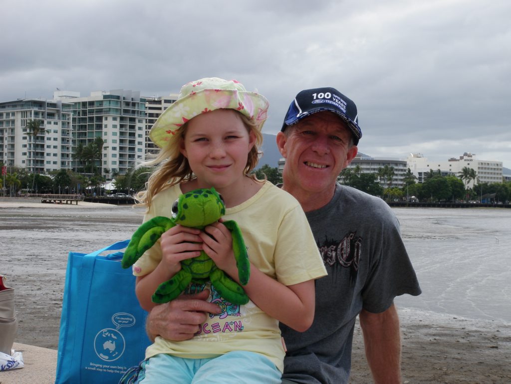 MEMORY: Hayley and her dad, Lee, in Cairns on their last holiday together in 2011. MEMORY: Hayley and her dad, Lee, in Cairns on their last holiday together in 2011.