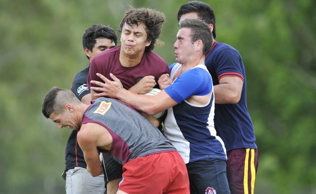 Ipswich State High School pre-season rugby league training. Photo: Rob Williams / The Queensland Times Ipswich State High School pre-season rugby league training. Photo: Rob Williams / The Queensland Times