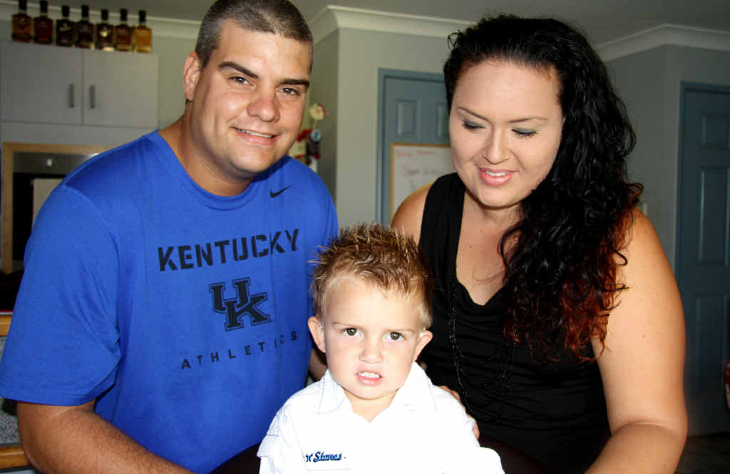 BUTTERFLY APPEAL: Rory Falconer and his parents Stuart and Shontell rely on Hear and Say, since the two-and-a-half-year-old was diagnosed with severe to profound deafness at birth. BUTTERFLY APPEAL: Rory Falconer and his parents Stuart and Shontell rely on Hear and Say, since the two-and-a-half-year-old was diagnosed with severe to profound deafness at birth.
