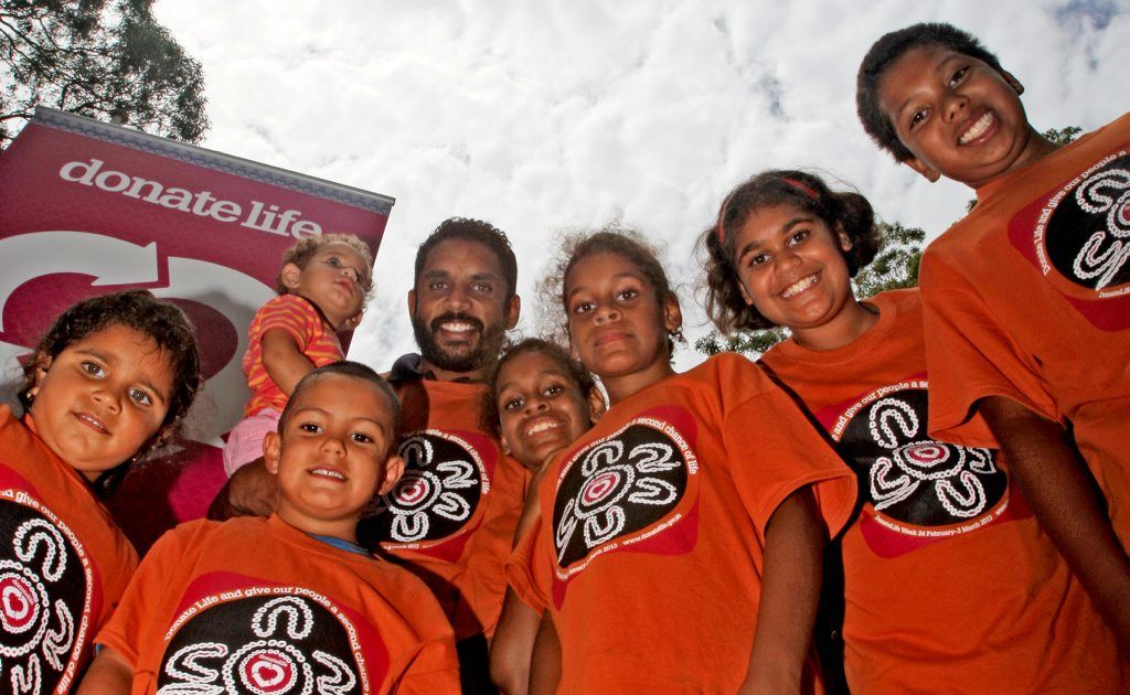 Preston Campbell meets with young members of the tweed aboriginal community. Preston Campbell meets with young members of the tweed aboriginal community.