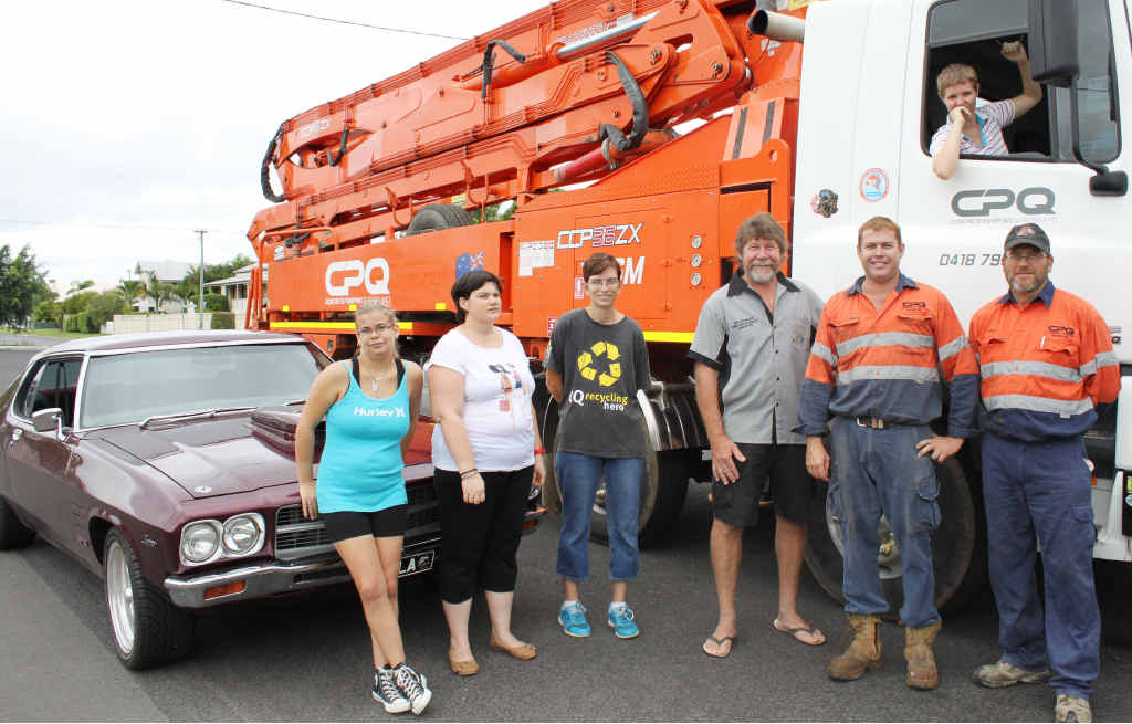 READY TO RIDE: Kirra Rice, Melissa Thompson, Nan Jaeger, Leroy Aarts, Karl Nixon, Steve Randall and Katie Legge get the truck ready for the charity poker run this weekend. READY TO RIDE: Kirra Rice, Melissa Thompson, Nan Jaeger, Leroy Aarts, Karl Nixon, Steve Randall and Katie Legge get the truck ready for the charity poker run this weekend.
