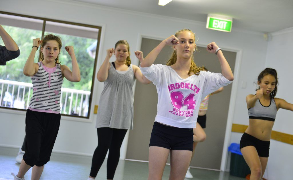 A Danceography hip hop class at the Boyne Island Community Centre. Brooke Leeson, 13. A Danceography hip hop class at the Boyne Island Community Centre. Brooke Leeson, 13.