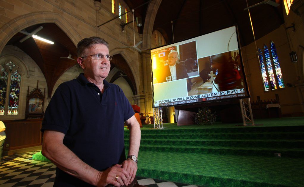 Rockhampton priest John Hogan said there had been a positive and emotional response from the local community regarding the appointment of the Pope. Rockhampton priest John Hogan said there had been a positive and emotional response from the local community regarding the appointment of the Pope.