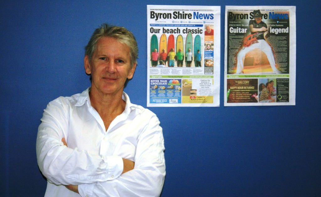 Former editor of the Byron Shire News Digby Hildreth. Former editor of the Byron Shire News Digby Hildreth.