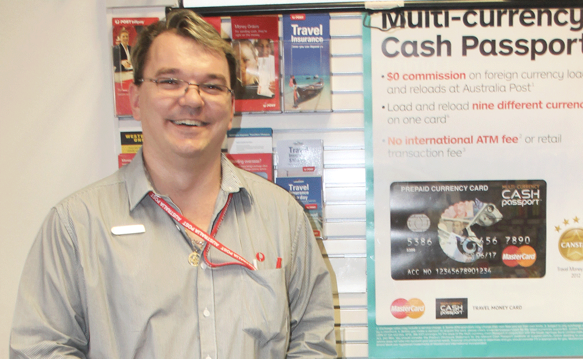 DO YOUR PART: Manager of Australia Post Anton Yuskan demonstrates how easy it is for locals to recycle their unwanted ink cartridges by placing them in the allocated bins in store. DO YOUR PART: Manager of Australia Post Anton Yuskan demonstrates how easy it is for locals to recycle their unwanted ink cartridges by placing them in the allocated bins in store.