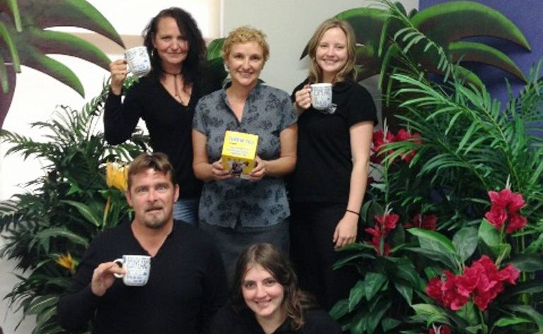 Richard Harris, Donna Taylor, Tammy Papalia, Corinne Sharp and Allanah Poustie are ready for Kingscliff TAFE's pop-up tropical restaurant with a twist. Richard Harris, Donna Taylor, Tammy Papalia, Corinne Sharp and Allanah Poustie are ready for Kingscliff TAFE's pop-up tropical restaurant with a twist.