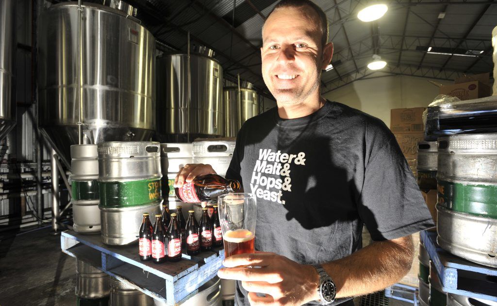 Ross Jurisich, co-founder of Stone and Wood Brewery in Byron Bay. Ross Jurisich, co-founder of Stone and Wood Brewery in Byron Bay.