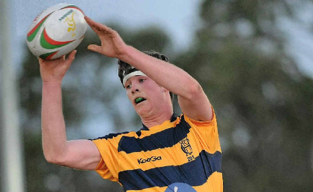 TOP EFFORT: Central Highlands’ lock Ed Donaldson shone for Central Colts against South Queensland. TOP EFFORT: Central Highlands’ lock Ed Donaldson shone for Central Colts against South Queensland.