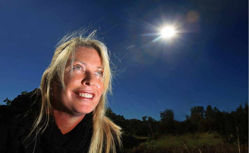 TRUTH SEARCH: Cheryl-Lee Martin has seen UFOs on several occasions.Below: Scan with your phone to see all our UFO stories online. TRUTH SEARCH: Cheryl-Lee Martin has seen UFOs on several occasions.Below: Scan with your phone to see all our UFO stories online.