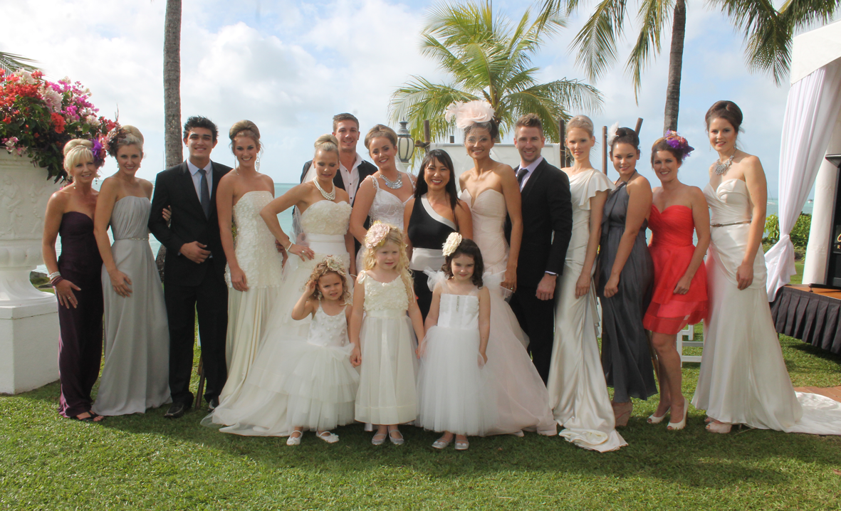 DRESSED TO IMPRESS: Local models at the Coral Sea Resort’s wedding ... DRESSED TO IMPRESS: Local models at the Coral Sea Resort’s wedding ...
