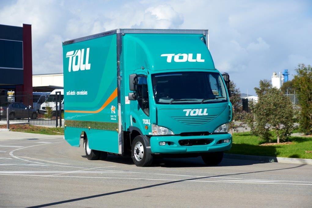 Toll's first 100% electric truck was unveiled at the Larapinta depot in Brisbane on Monday September 2. Toll's first 100% electric truck was unveiled at the Larapinta depot in Brisbane on Monday September 2.