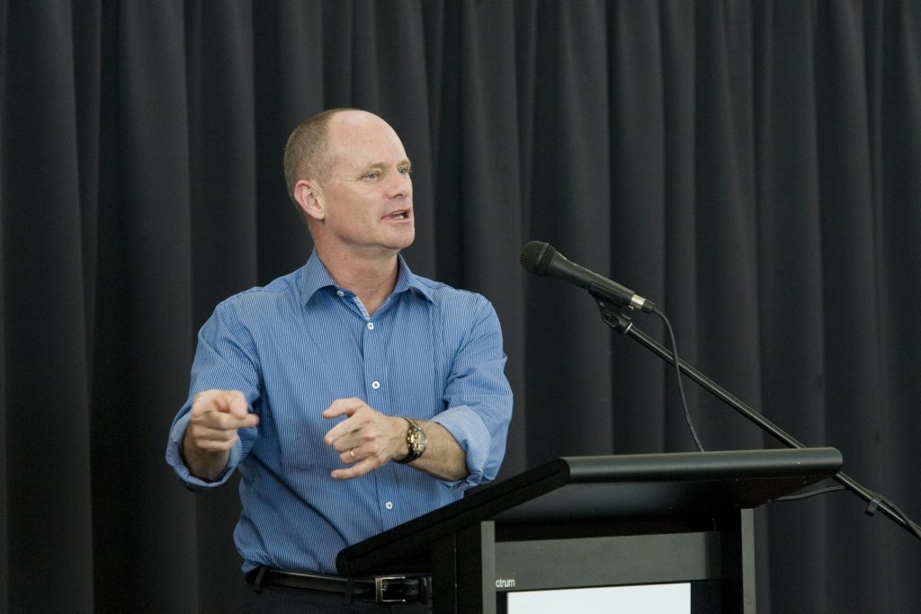 Premier Campbell Newman speaks at the Queensland government community cabinet meeting at Sacred Heart Primary School, Sunday, November 24, 2013. Photo Kevin Farmer / The Chronicle Premier Campbell Newman speaks at the Queensland government community cabinet meeting at Sacred Heart Primary School, Sunday, November 24, 2013. Photo Kevin Farmer / The Chronicle