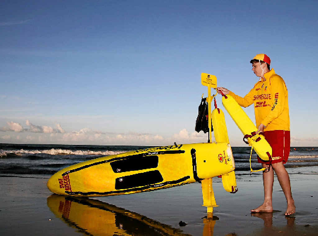 LAST PATROL: Yesterday marked the end of surf season as surf lifesaver Jack Webb packs away the gear for the last time. LAST PATROL: Yesterday marked the end of surf season as surf lifesaver Jack Webb packs away the gear for the last time.